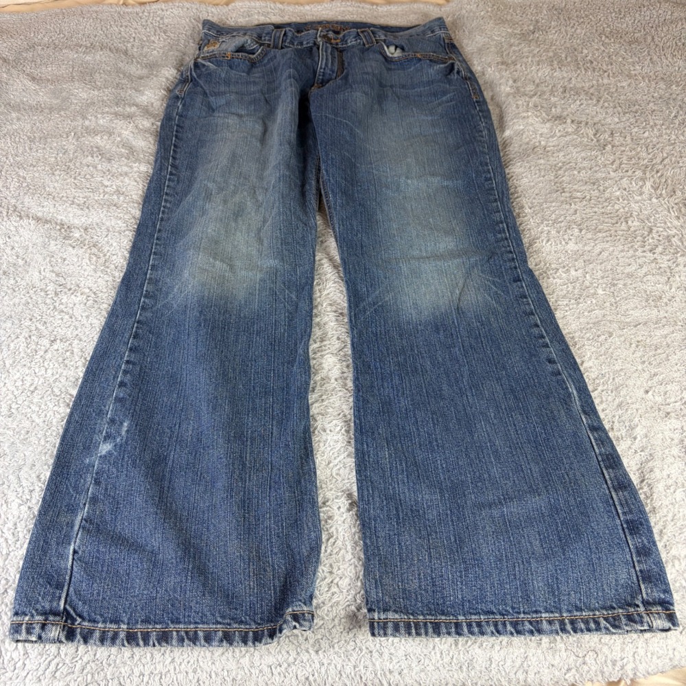 Cinch Carter Mens Relaxed Fit Straight Leg Jeans Medium Wash 36x34 MB96134001